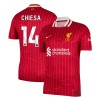 Maglia ufficiale Liverpool Chiesa 14 Casa 2024-25 per Uomo